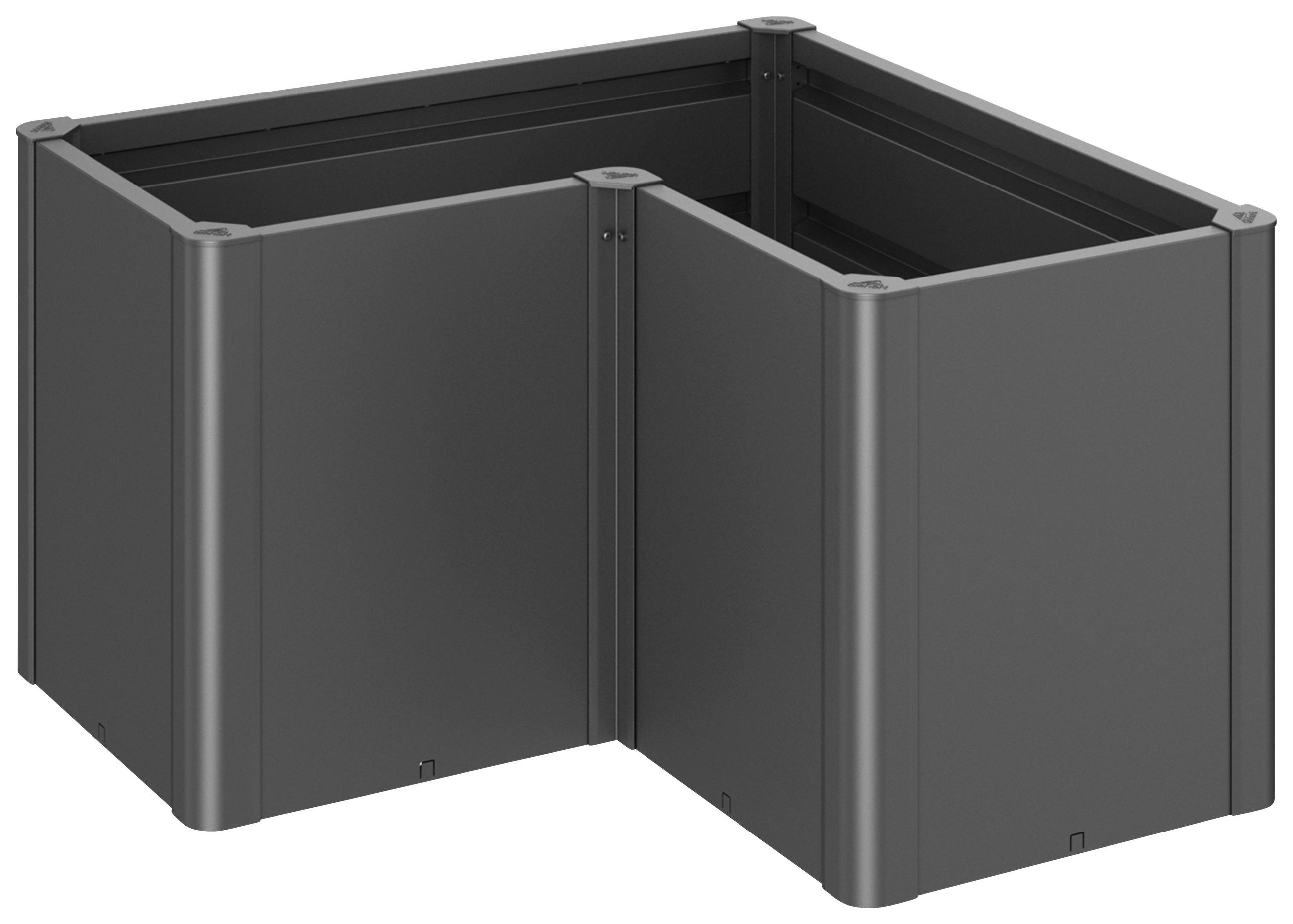 Biohort Hochbeet Belvedere Dunkelgrau 102x102 cm