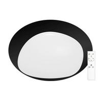 STROPNÍ LED SVÍTIDLO, 60/60/11 cm - černá, Basics, kov/plast (60/60/11cm)