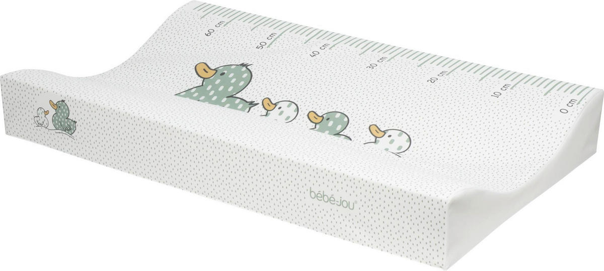 WICKELAUFLAGE - Pastellgrün, Basics, Kunststoff (72/44/9cm) - Bebe Jou