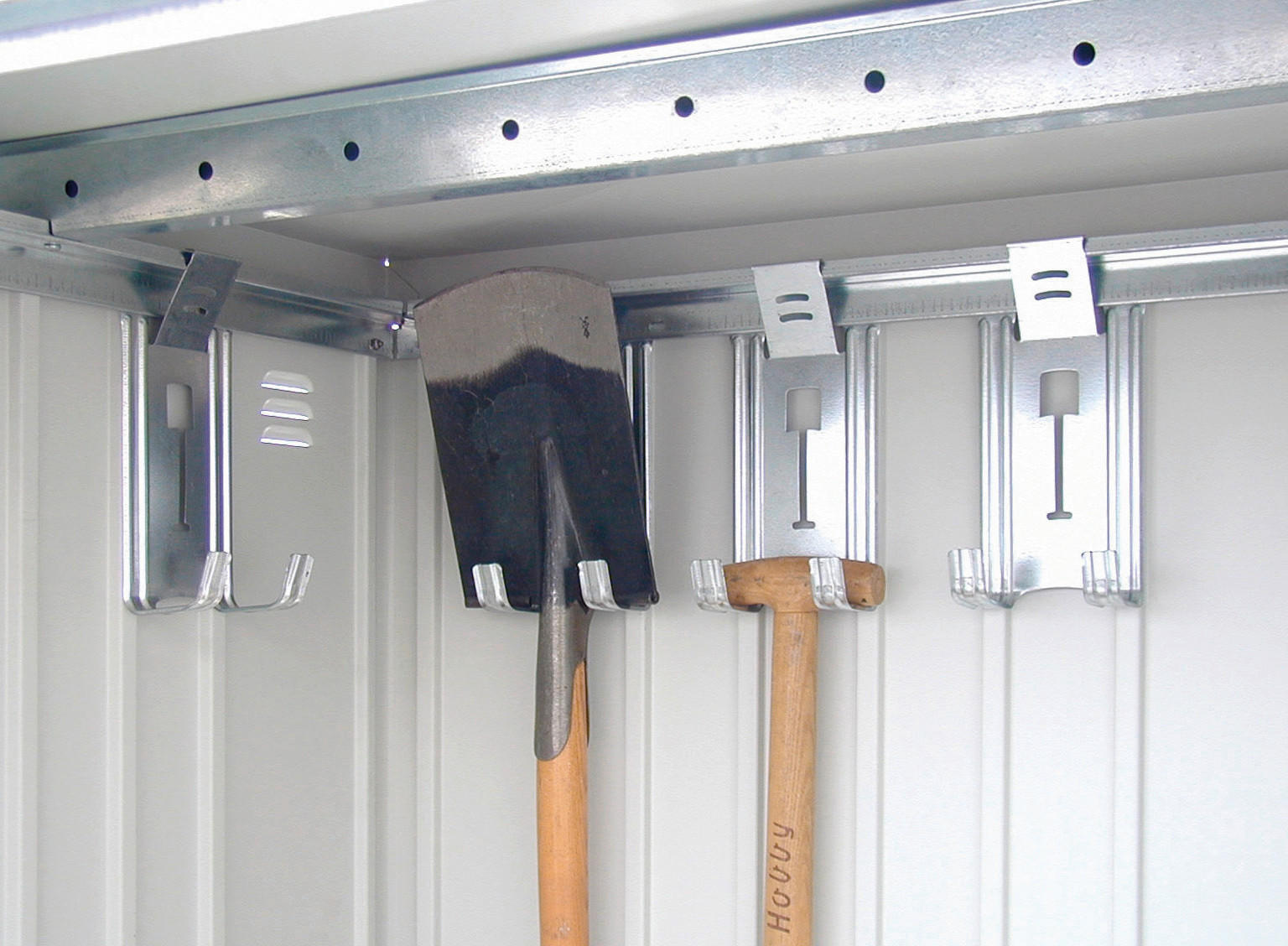 GERÄTEHALTER 13/30/9,5 cm  - Alufarben, Design, Metall (13/30/9,5cm) - Biohort