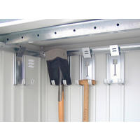 GERÄTEHALTER 13/30/9,5 cm  - Alufarben, Design, Metall (13/30/9,5cm) - Biohort