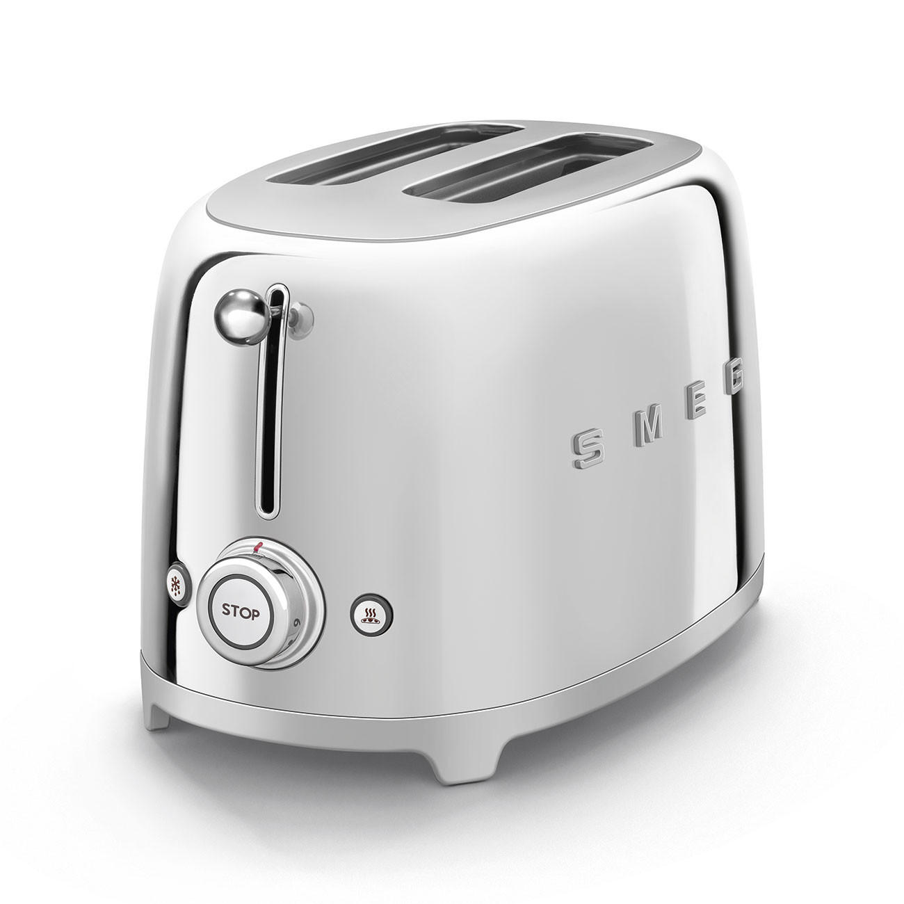 TOASTER  - Chromfarben, Basics, Metall (32,5/20/19,5cm) - SMEG