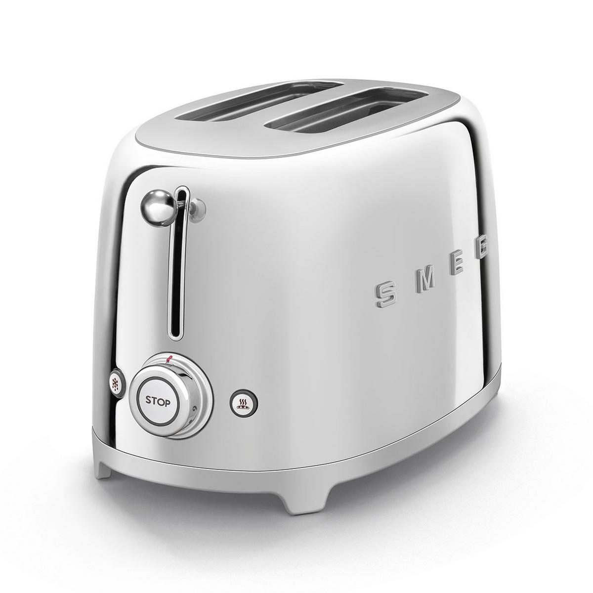 TOASTER  - Chromfarben, Basics, Metall (32,5/20/19,5cm) - SMEG