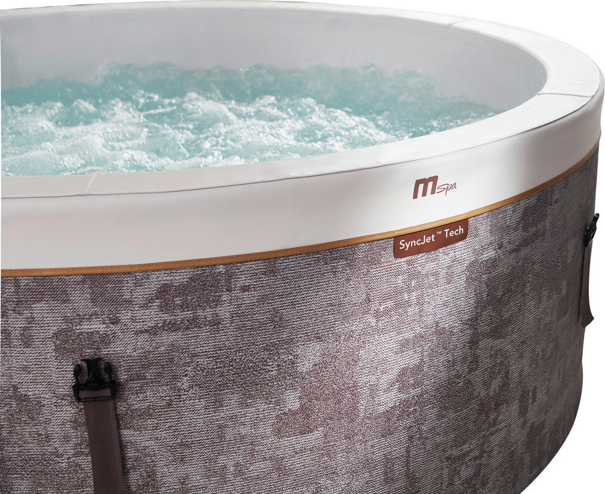 WHIRLPOOL MSPA COCOON 180/65 cm  - Hellbraun, KONVENTIONELL, Kunststoff (180/65cm)