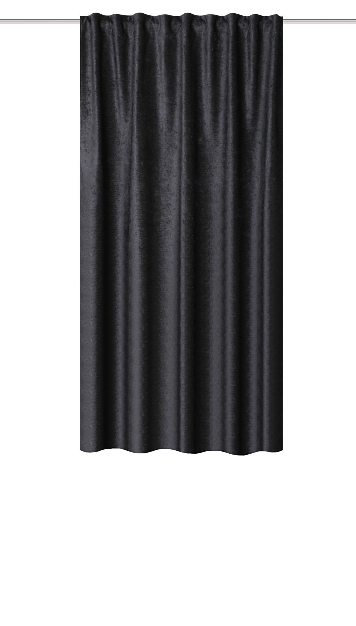 FERTIGVORHANG blickdicht  - Anthrazit, Basics, Textil (135/175cm)