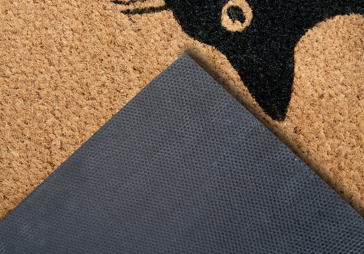 KOKOSMATTE  45/75 cm  Schwarz, Hellbraun  - Hellbraun/Schwarz, Basics, Naturmaterialien/Kunststoff (45/75cm) - Hanse Home