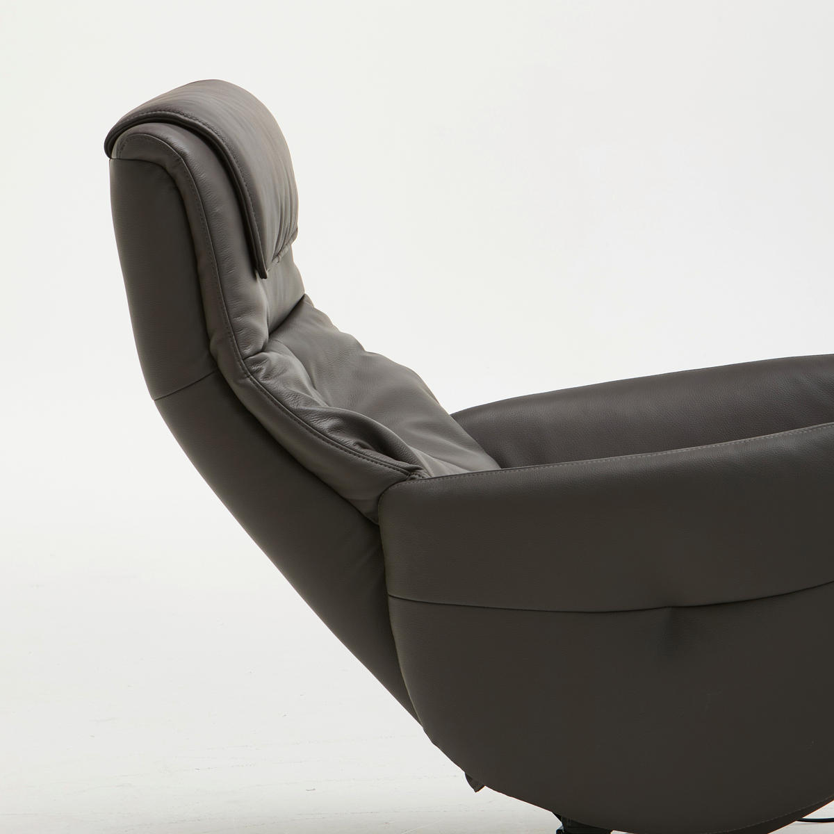 MASÁŽNÍ KŘESLO, kov, textil, kůže, černá, tmavě šedá - černá/tmavě šedá, Design, kov/textil (77/113/86cm) - Xora
