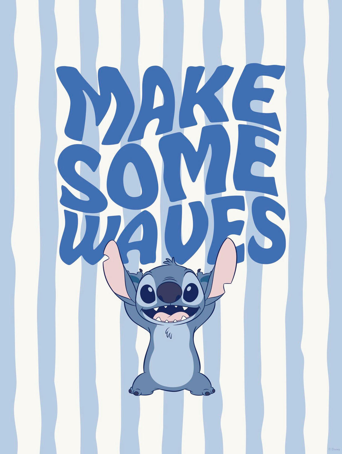 KINDERBILD - Blau/Weiß Hochglanz, Basics, Papier (30/40cm) - Disney