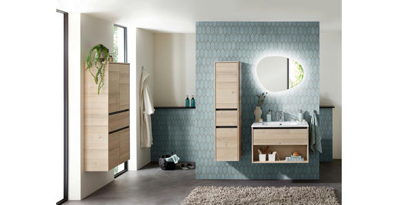 WASCHBECKENUNTERSCHRANK 80/51,3/45,5 cm - Pinienfarben, KONVENTIONELL, Holzwerkstoff (80/51,3/45,5cm) - Xora