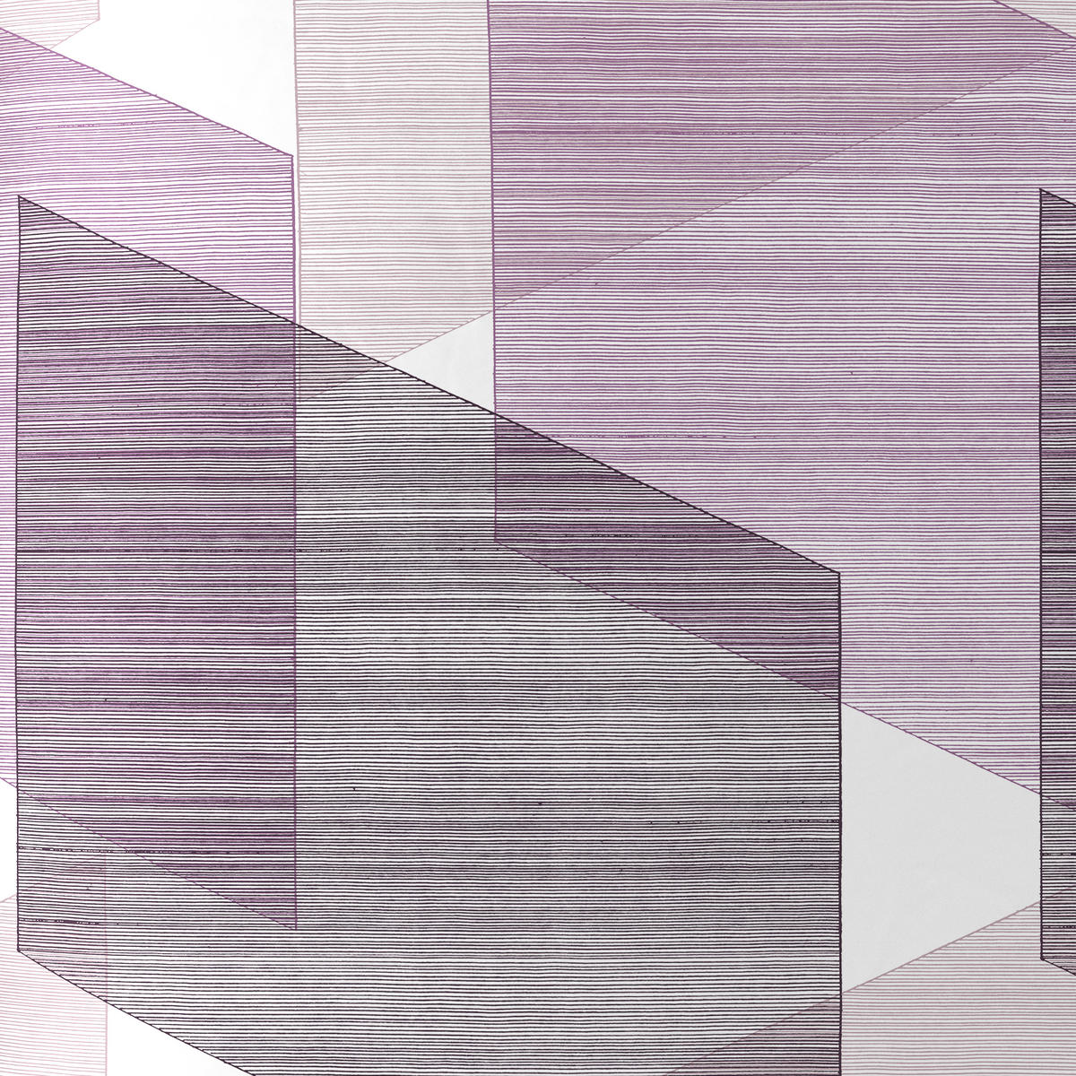 BETTWÄSCHESET Mavie Satin 160/210 cm  65 cm/100 cm  - Lila, Konventionell, Textil (160/210cm) - Esposa