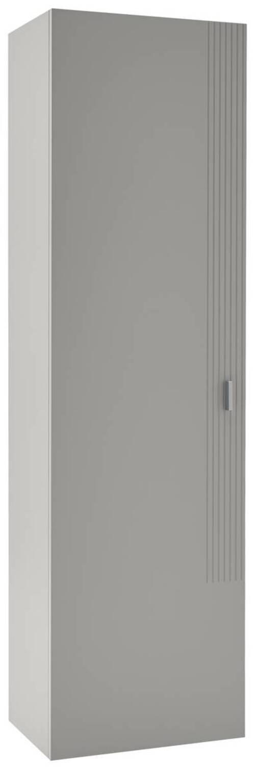 GARDEROBENSCHRANK 52/182/36 cm  - Sandfarben/Alufarben, Design, Holzwerkstoff/Metall (52/182/36cm) - Dieter Knoll