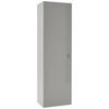 GARDEROBENSCHRANK  in 52/182/36 cm  - Sandfarben/Alufarben, Design, Holzwerkstoff/Metall (52/182/36cm) - Dieter Knoll