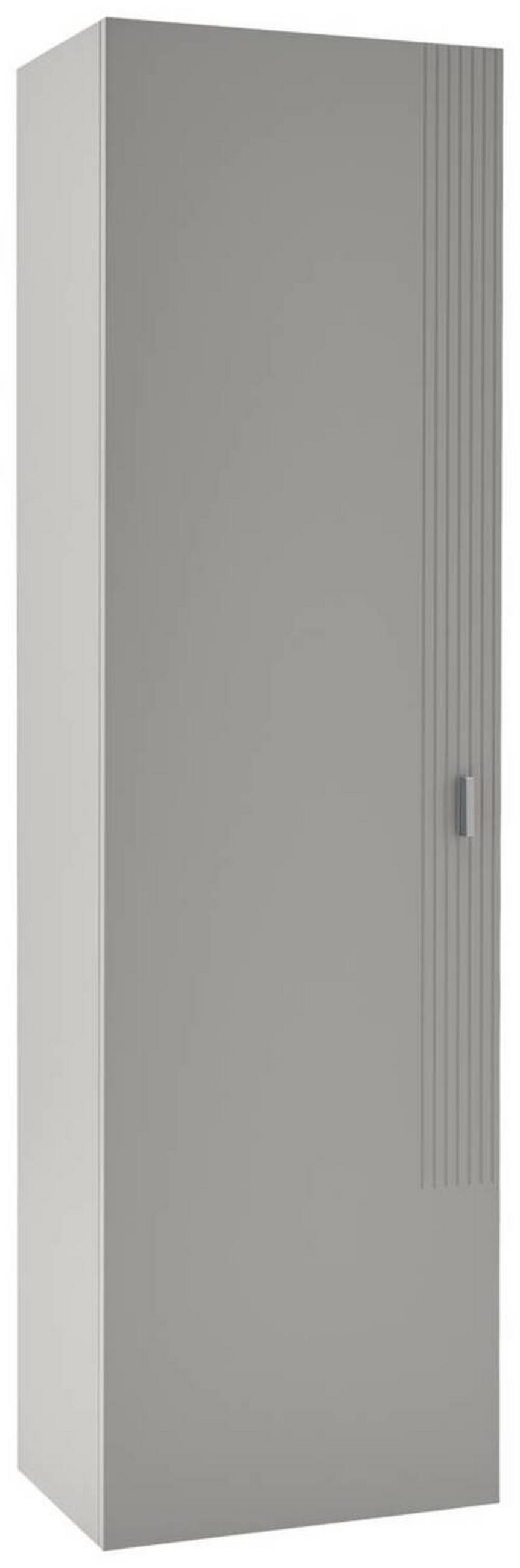 GARDEROBENSCHRANK  in 52/182/36 cm  - Sandfarben/Alufarben, Design, Holzwerkstoff/Metall (52/182/36cm) - Dieter Knoll