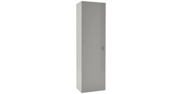 GARDEROBENSCHRANK 52/182/36 cm  - Sandfarben/Alufarben, Design, Holzwerkstoff/Metall (52/182/36cm) - Dieter Knoll