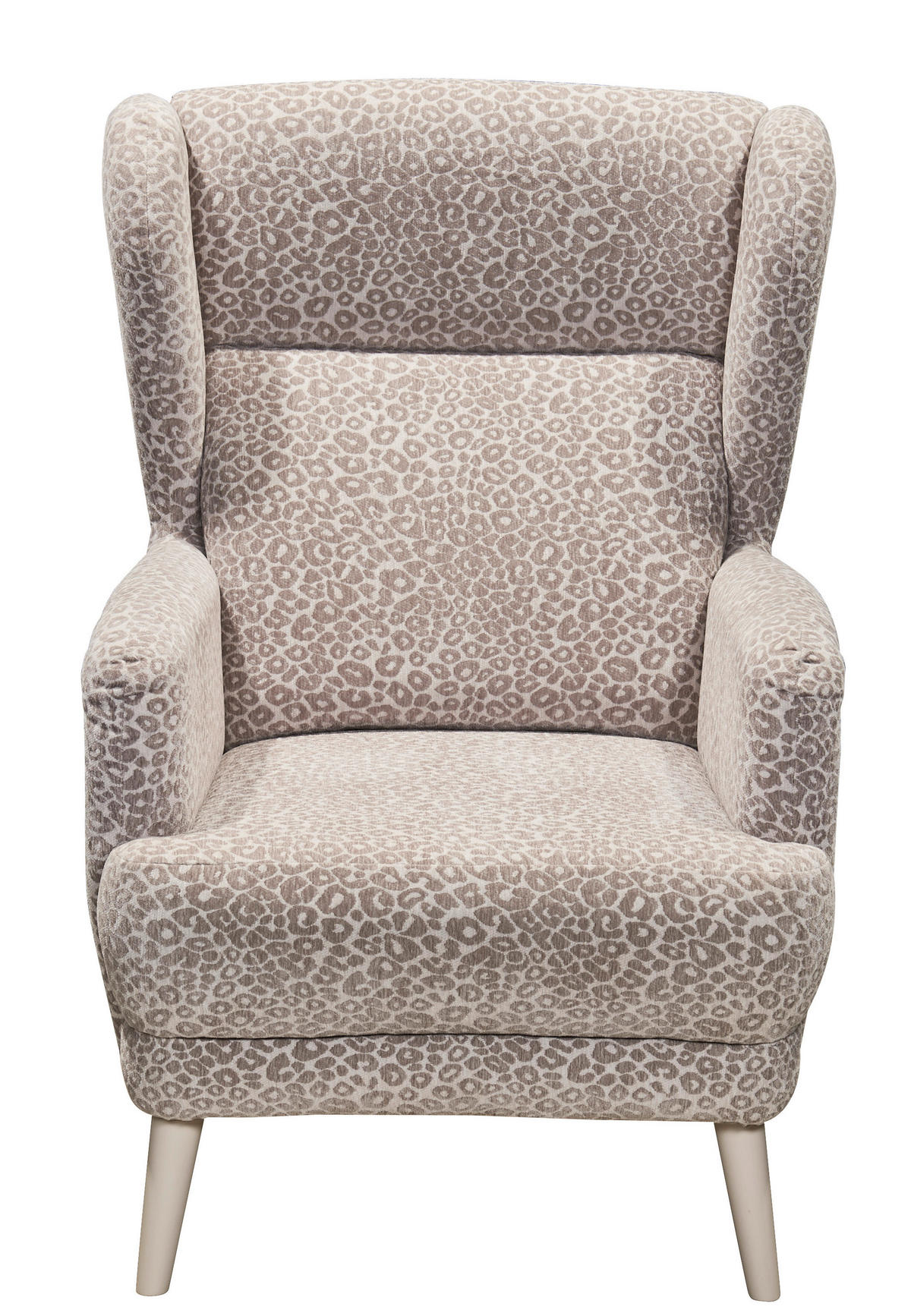 SESSEL Jacquard, Webstoff Beige  - Kaschmir/Beige, Modern, Holzwerkstoff/Textil (74/106/94cm) - MID.YOU