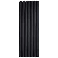 ZATEMŇOVACÍ ZÁVES, black-out (neprepúšťa svetlo), 140/260 cm - čierna, Basics, textil (140/260cm) - Esposa