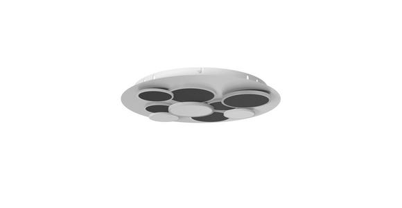 LED-DECKENLEUCHTE 46,8/6 cm - Schwarz/Weiß, Trend, Kunststoff/Metall (46,8/6cm) - Novel
