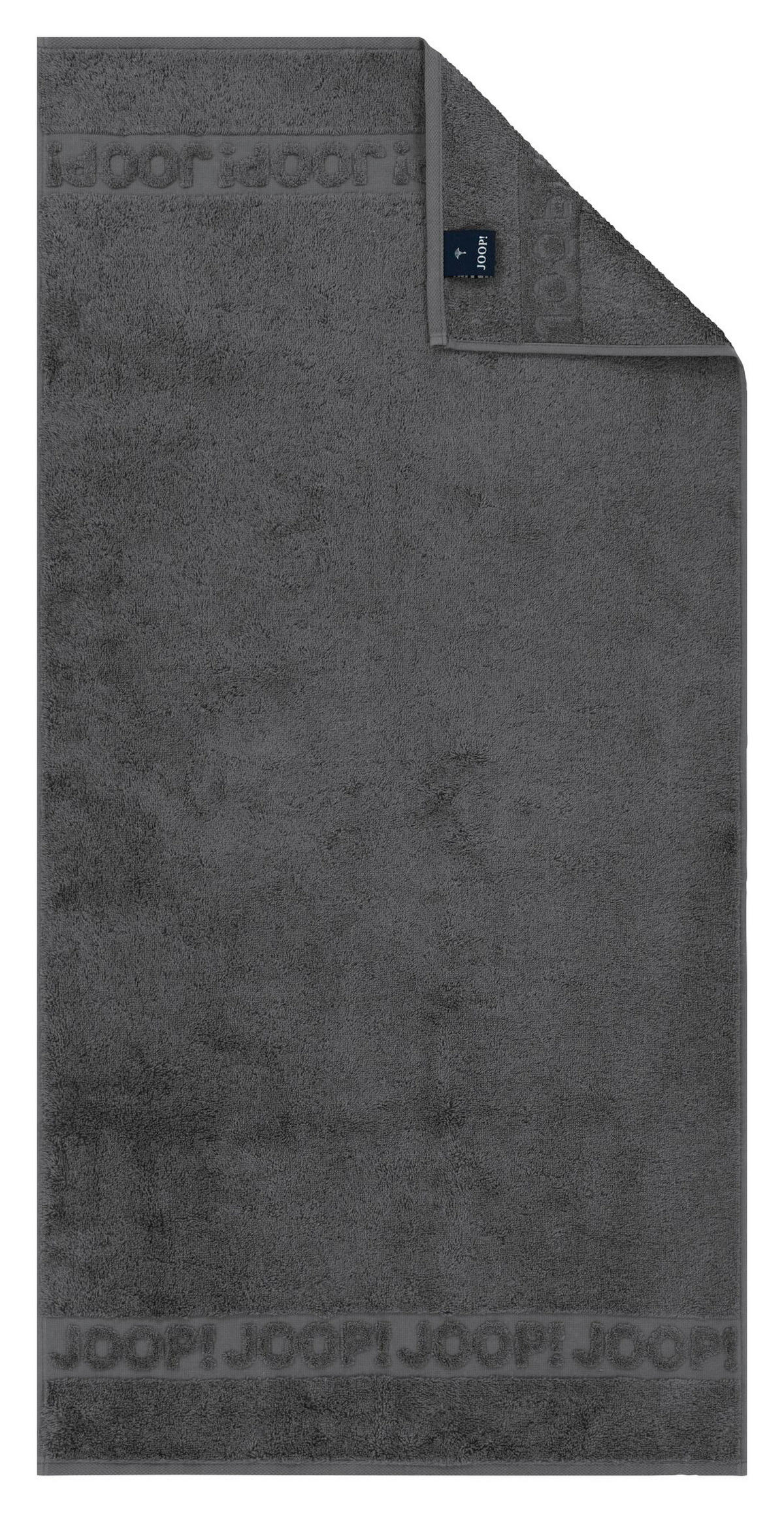 GÄSTETUCH Contour Doubleface Anthrazit, Grau 30/50 cm  - Anthrazit/Grau, Basics, Textil (30/50cm) - Joop!