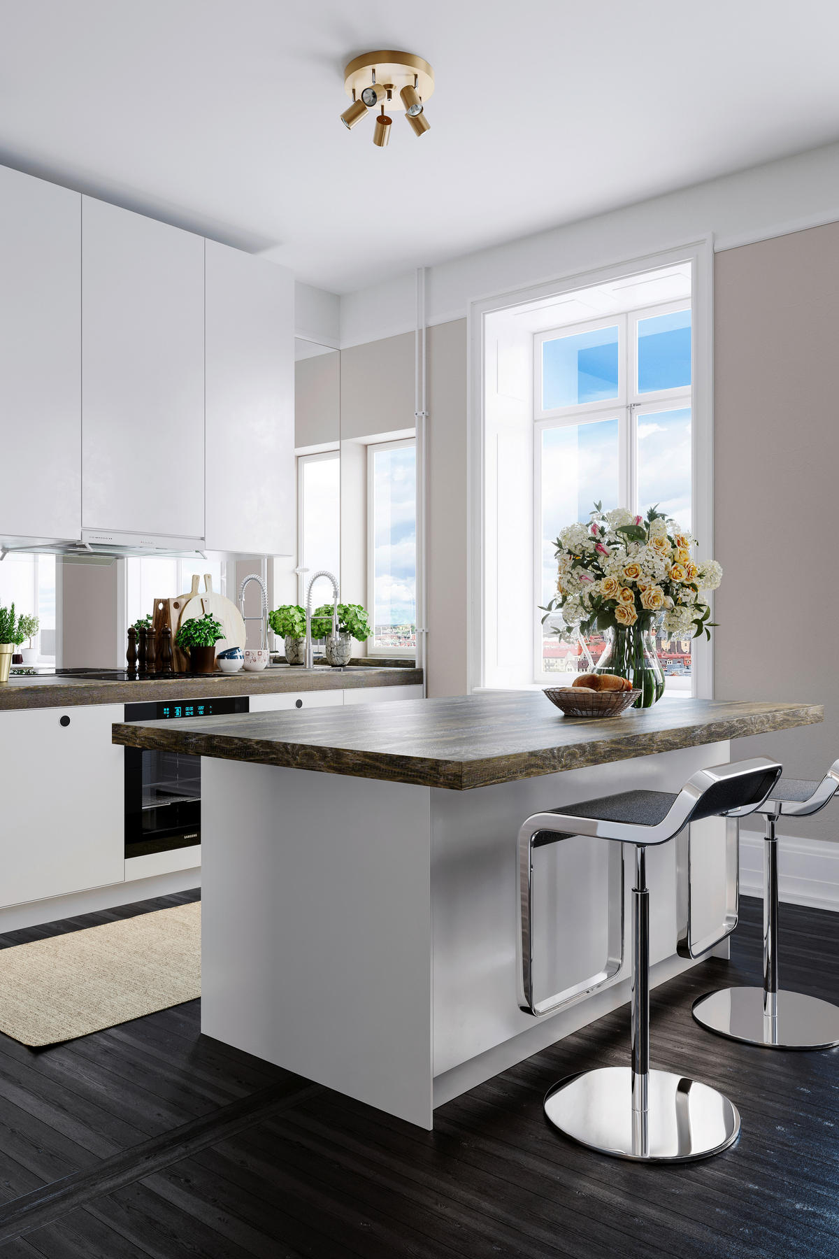 STRAHLER 30/14 cm   - Goldfarben, Basics, Metall (30/14cm) - By Rydéns