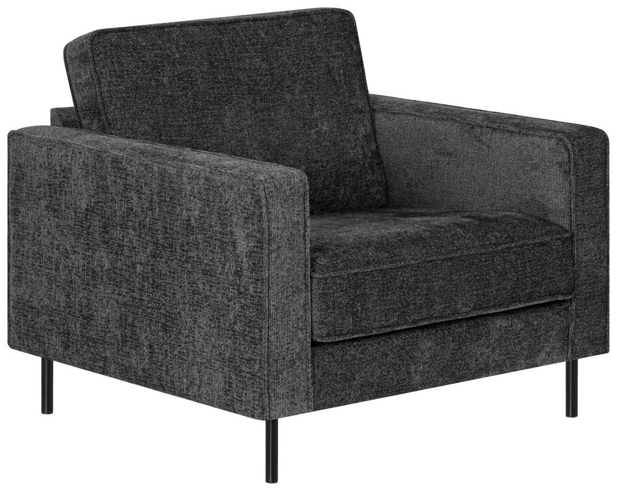 1-SITS i antracit  - svart/antracit, Klassisk, metall/textil (95/81/90cm) - Hom`in