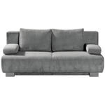 SCHLAFSOFA Rowan in Cord Hellgrau  - Hellgrau, KONVENTIONELL, Textil/Metall (196/89/94cm) - Novel