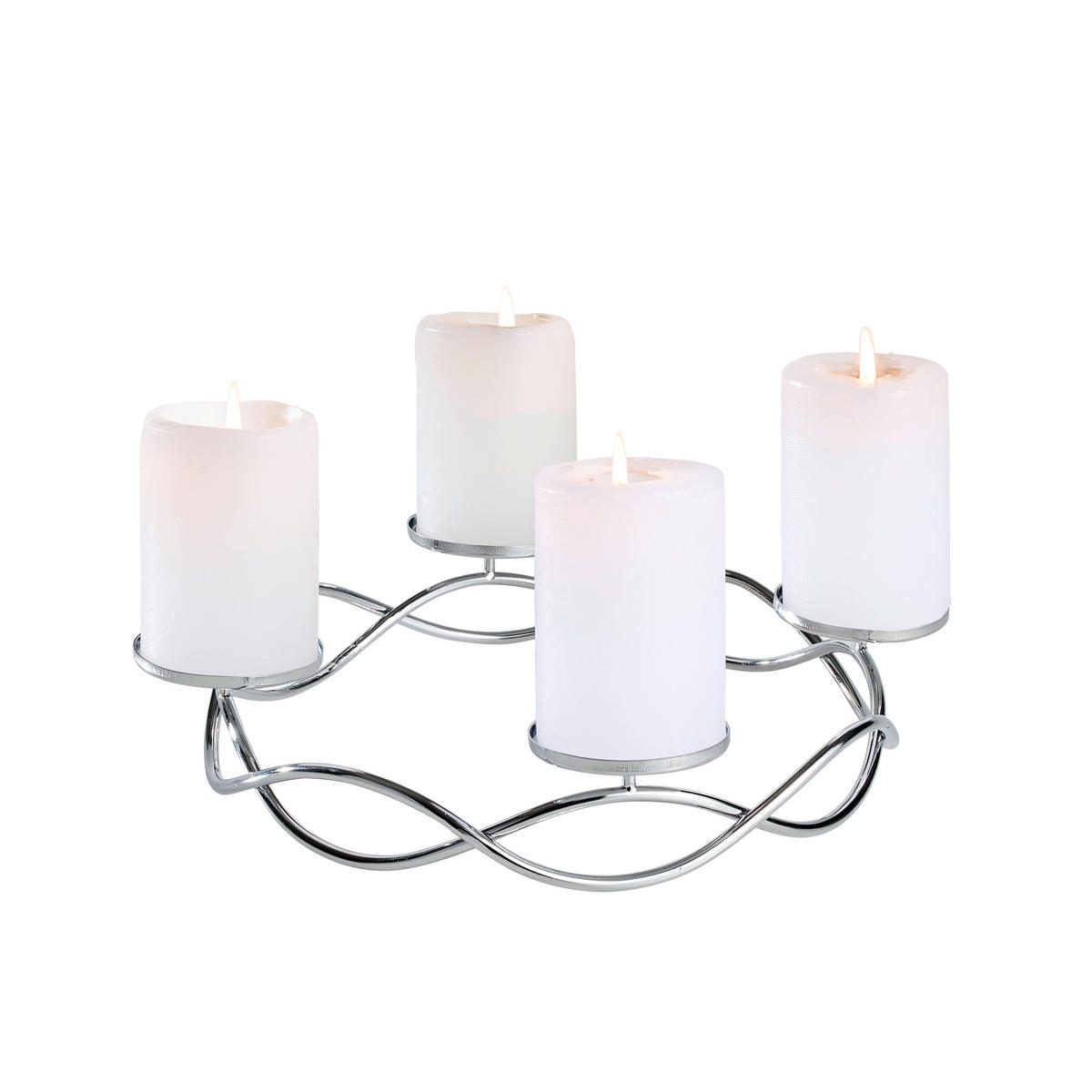 ADVENTSKRANZ  - Design, Metall (33cm) - Justinus