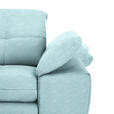 ECKSOFA  in Webstoff Türkis  180/265 cm  - Türkis/Schwarz, Design, Textil/Metall (180/265cm) - Carryhome
