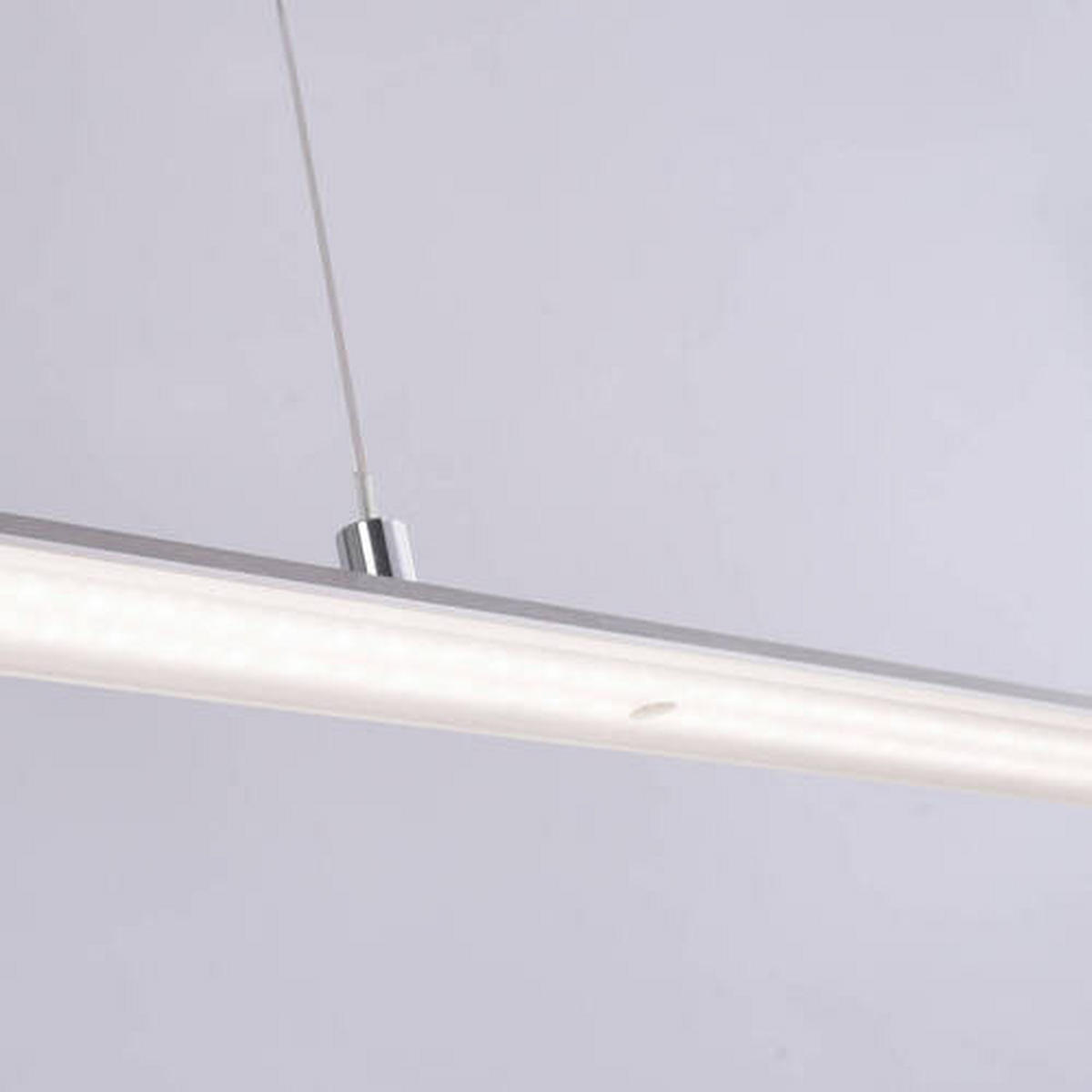 LED-HÄNGELEUCHTE 160/6/120 cm  - Silberfarben, Design, Kunststoff/Metall (160/6/120cm) - Neuhaus PURE