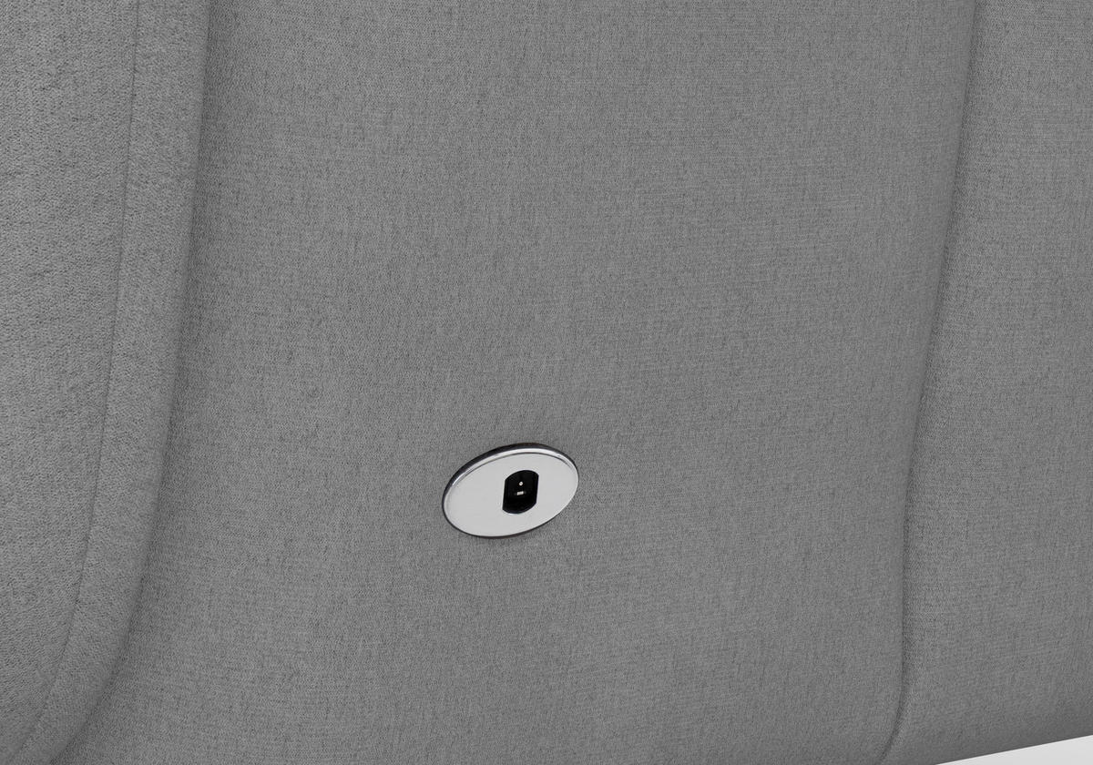 RELAXSESSEL TV TRIPLE SEVEN XTRA LARGE S1 Mikrofaser Kopfteilverstellung, Aufstehhilfe, Fußteilverstellung, Rücken echt    - Schwarz/Grau, Basics, Textil/Metall (86/111/86cm) - Sit & More