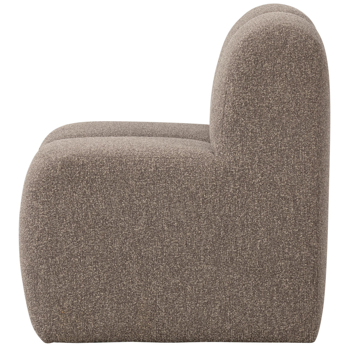 SITZBANK in Textil Braun  - Schwarz/Braun, MODERN, Kunststoff/Textil (84/83/73cm) - Livetastic