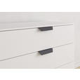 KOMMODE  in 80/81/42 cm  - Dunkelgrau/Weiß, Design, Holzwerkstoff/Metall (80/81/42cm) - Carryhome