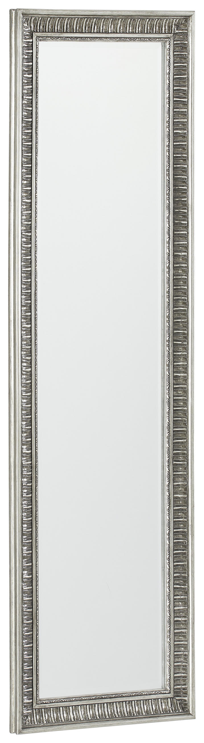 NÁSTENNÉ ZRKADLO 132/40,5/3 cm  - strieborná, Lifestyle, kompozitné drevo/sklo (132/40,5/3cm) - Xora