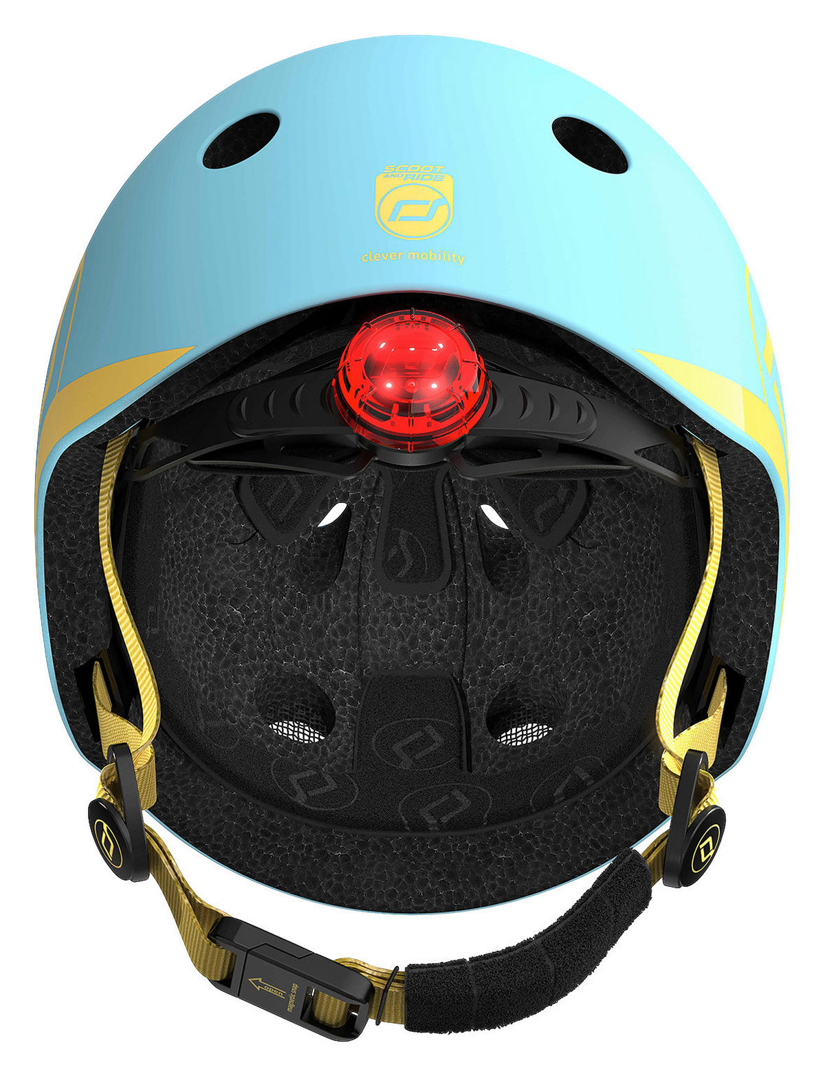 KINDERHELM XXS-S  - Blau/Gelb, Trend, Kunststoff/Textil (XXS-Snull) - Scoot and Ride