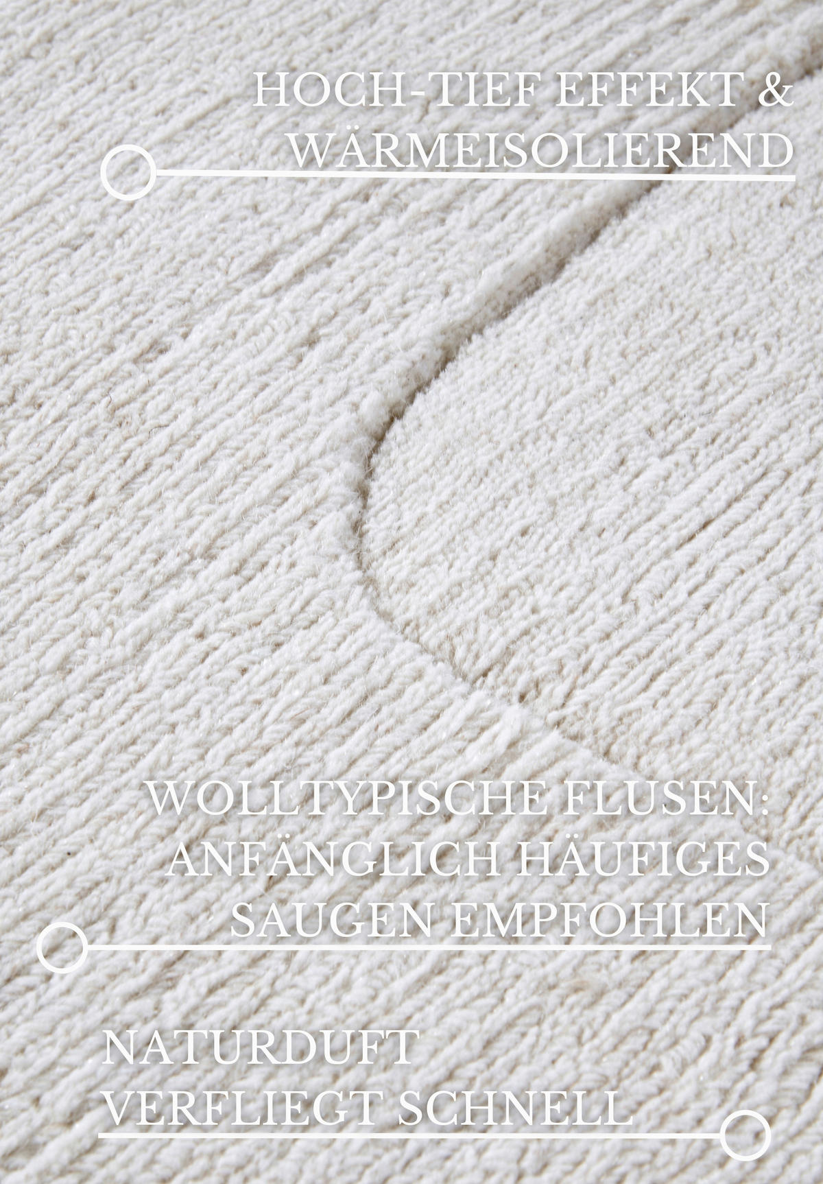 HANDWEBTEPPICH 190/280 cm Kollektion 1906 Creme  - Creme, Design, Textil (190/280cm) - Villeroy & Boch