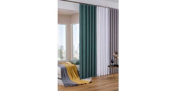 VORHANGSTOFF per lfm blickdicht  - Weiß, Basics, Textil (140cm) - Esposa