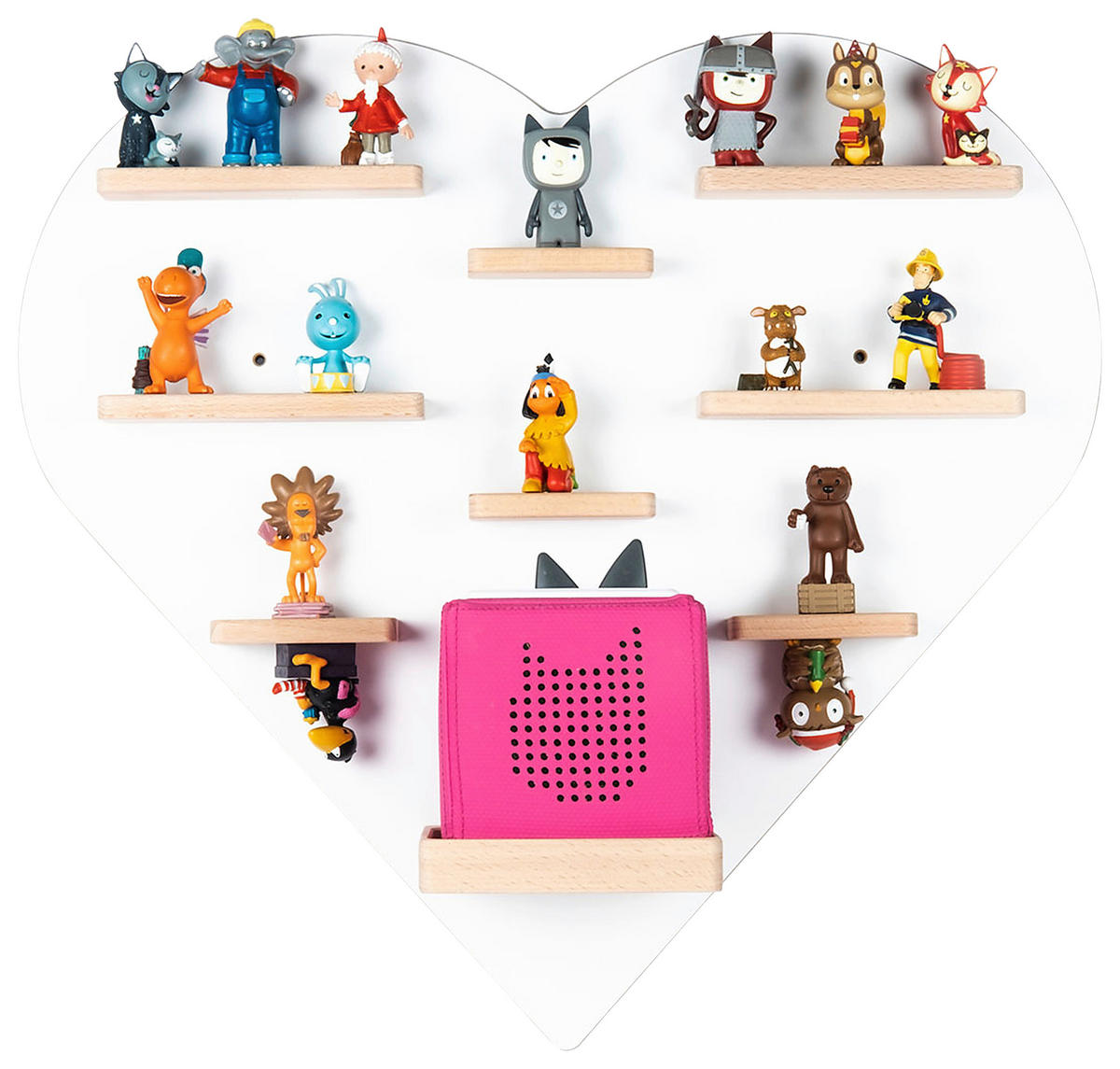 KINDERREGAL  - Weiss, Modern, Holzwerkstoff (54/51/19cm) - MID.YOU