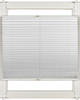 PLISSEE  halbtransparent   80/210 cm   - Weiß, Design, Textil (80/210cm) - Homeware