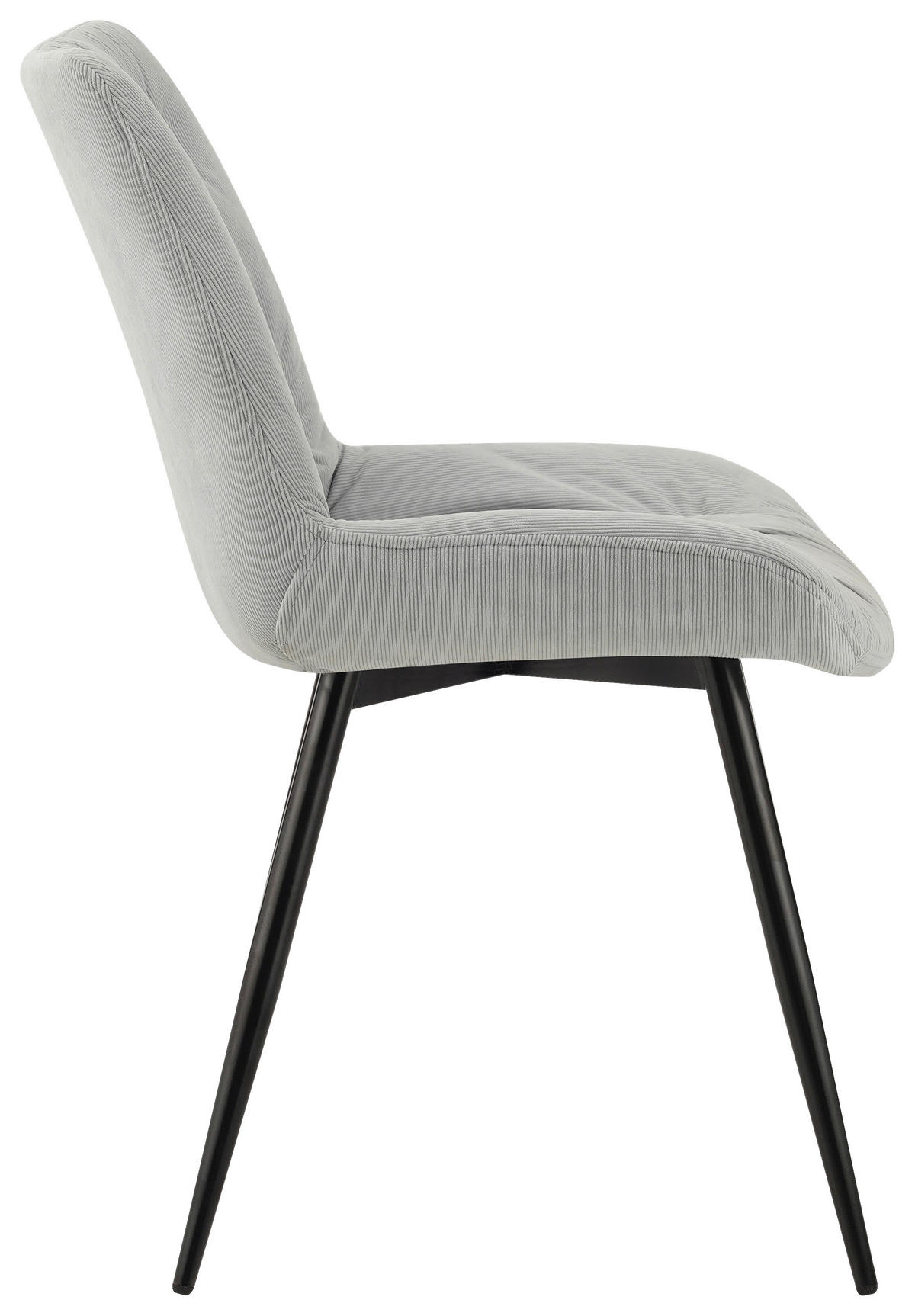 SCAUN in metal, textil gri deschis  - gri deschis, Design, metal/textil (54/85/63cm) - Carryhome