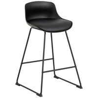 BARSKA STOLICA  crna  tekstil      - crna, Moderno, tekstil/metal (50/84/49cm) - MID.YOU