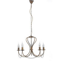 KRONLEUCHTER 55/105 cm   - Bronzefarben, Basics, Metall (55/105cm)