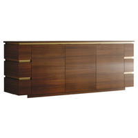 KOMÓD 210/81,2/55 cm  - tölgyfa színű, Modern, faalapú anyag (210/81,2/55cm) - Novel