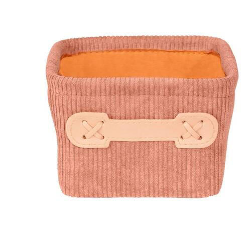AUFBEWAHRUNGSKÖRBCHEN  - Rosa, Basics, Textil (14/9/14cm) - Wenko