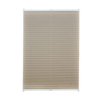 PLISSEE  halbtransparent   100/130 cm   - Taupe, Basics, Textil (100/130cm)