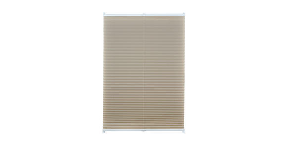 PLISSEE 100/130 cm - Taupe, Basics, Textil (100/130cm) - Homeware