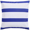 OUTDOOR-KISSENHÜLLE 40/40 cm  - Blau/Weiß, KONVENTIONELL, Textil (40/40cm) - Ambia Garden