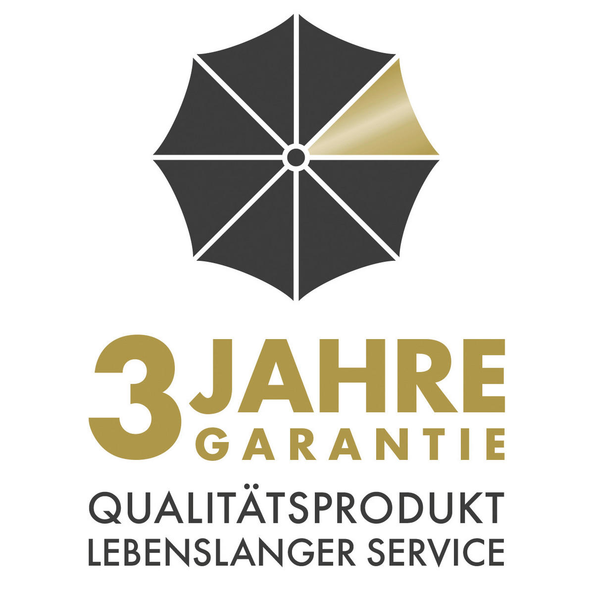 AMPELSCHIRM 300x300 cm  - Rot/Hellgrau, Basics, Textil/Metall (300/300cm) - Doppler