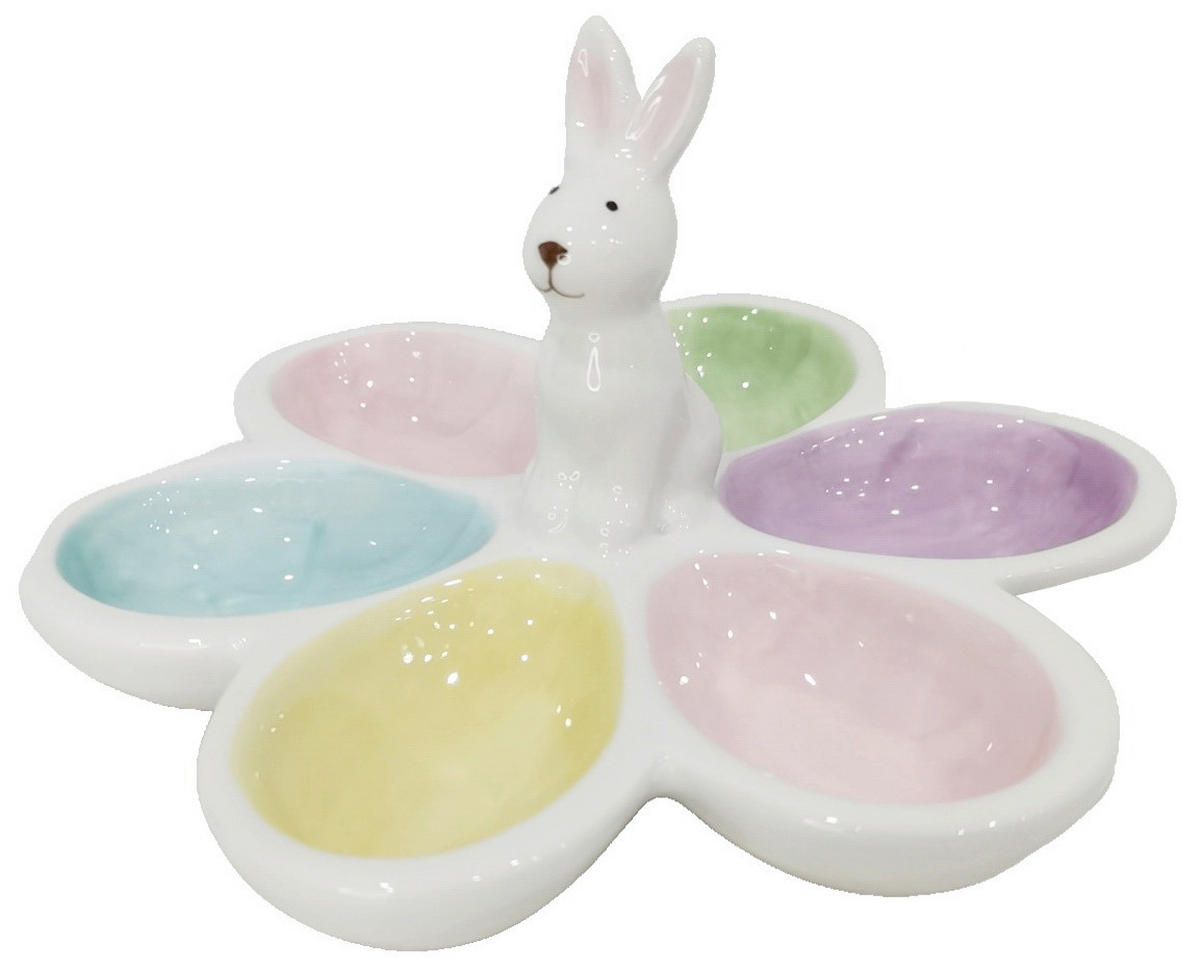 EIERBECHER Keramik  - Blau/Pink, LIFESTYLE, Keramik