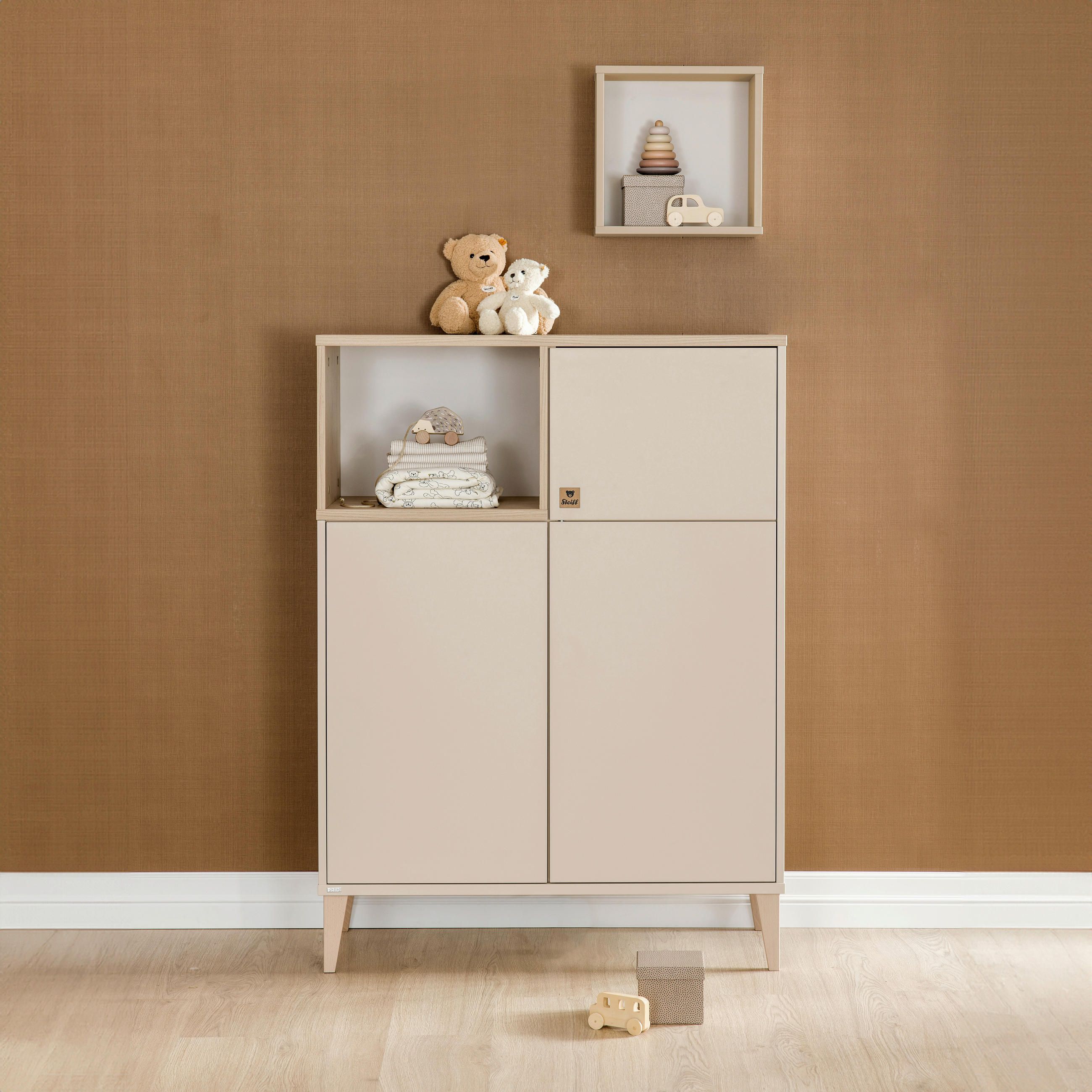 HIGHBOARD Mila & Ben  in  - Beige/Buchefarben, Basics, Holzwerkstoff (94,8/129,6/40,1cm) - Paidi