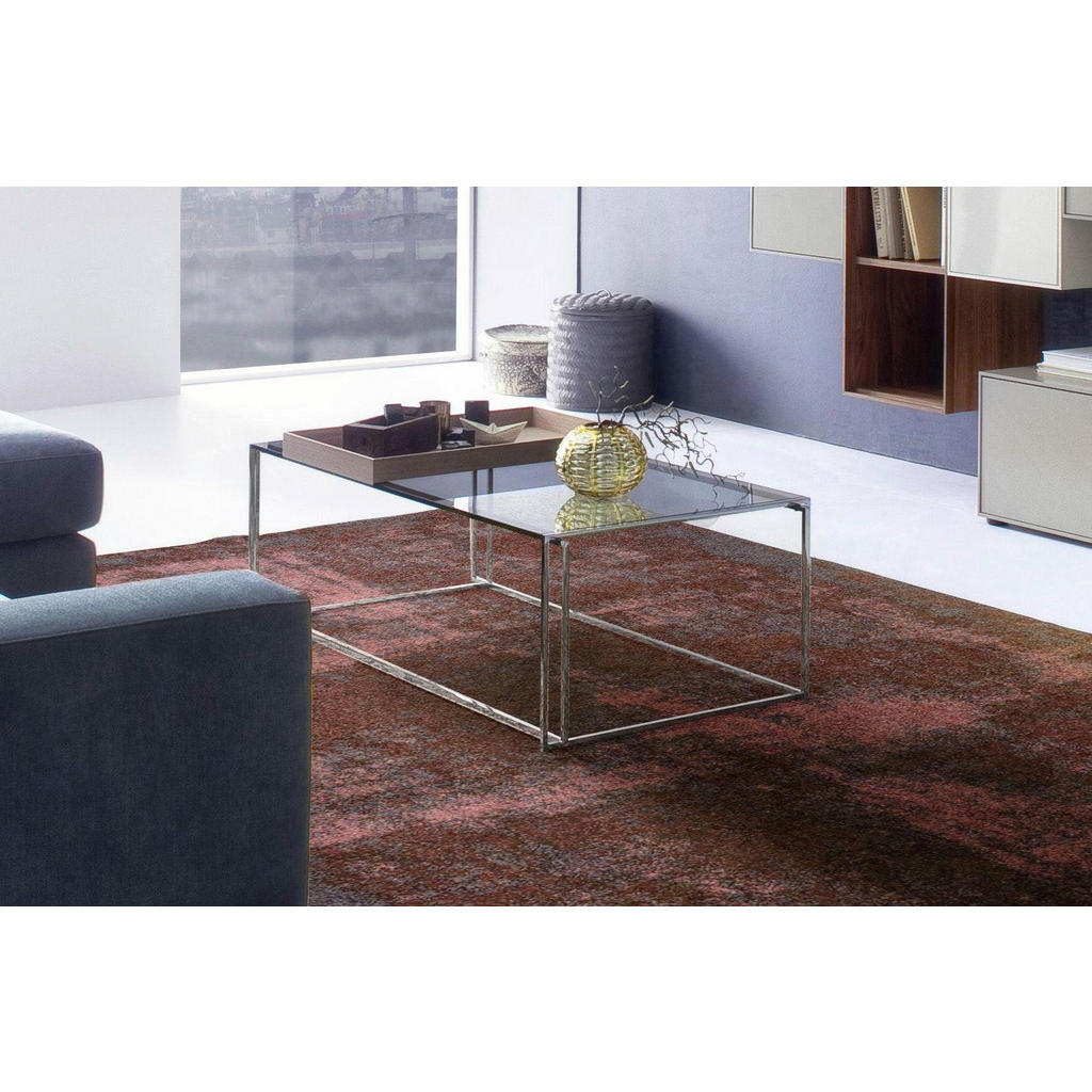 Thumbnail - Bacher Couchtisch, Grau, Metall, Keramik, Holzwerkstoff, rechteckig, eckig, 60x38x110 cm, Made in Germany, Wohnzimmer, W...