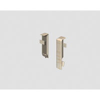 SOCKELLEISTENVERBINDUNGSSTÜCK Braun, Eichefarben  - Eichefarben/Braun, KONVENTIONELL, Kunststoff (1.6/1.2/5.9cm) - Egger Holzwerkstoffe